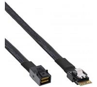 InLine 27643B cable Serial Attached SCSI (SAS) 1 m 24 Gbit/s Negro