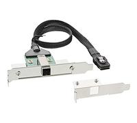 InLine 27658B SAS HD - Placa de Ranura con Cable (PCI Externo SFF-8644 a SFF-8087 Interno, 0,5 m)