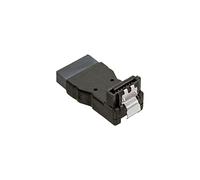 InLine 27700B adaptador de cable SATA Negro - Adaptador para cable (SATA, SATA, Male connector / Female connector, Negro)