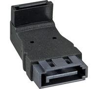 InLine 27700C adaptador de cable SATA Negro - Adaptador para cable (SATA, SATA, Male connector / Female connector, Negro)