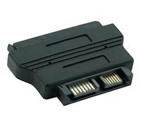InLine 29612 Adaptador de Cable Slimline SATA SATA Negro - Adaptador para Cable (Slimline SATA, SATA, Male Connector/Female Connector, Negro)