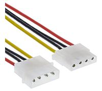InLine 29650D 1m Multicolor - Cable (Multicolor, Male connector/Female connector, 1 m)
