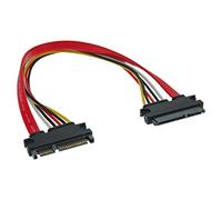 InLine 29652A Cable de SATA 0,3 m Multicolor - Cable SATA (0,3 m, SATA III, Male Connector/Female Connector, Multicolor)