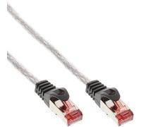 InLine 2m S-STP/PiMF Cat. 6 - Cable de Red (2 m, RJ-45, RJ-45, Transparente)