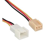 InLine 3 pin Molex 0,3 m - Cables de alimentación interna (0,3 m, Male connector / Female connector)