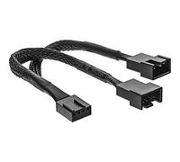 InLine 33328Y Interno 4-pin PWM 2 x 4-pin PWM Negro - Cable (Macho/hembra, Negro, 4-pin PWM, 2 x 4-pin PWM, Derecho, Derecho)