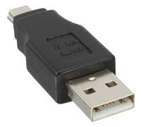InLine 33441C Adaptador de Cable USB 2.0 A 5-p USB 2.0 Negro - Adaptador para Cable (USB 2.0 A, 5-p USB 2.0, Male Connector/Male Connector, Negro)