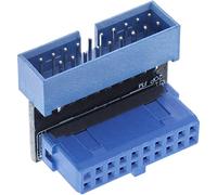 InLine 33448O - Adaptador Interno USB 3.0 Macho a Hembra en ángulo