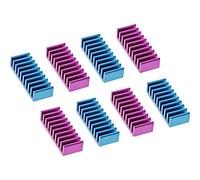 InLine 33955G - Ventilador de PC (Azul, Púrpura, 22 x 8 x 5 mm)