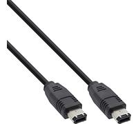 InLine 34010 - Cable FireWire (400 Mbit/s, Negro, Digital camcorders, DVDs)