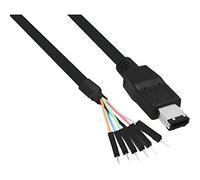 InLine 34440A - Cable FireWire (Negro, 0,4 m)