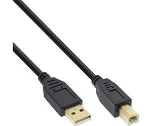 InLine 34503S - Cable USB 2.0 (0,3 m), color negro
