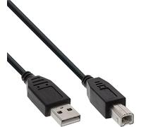 InLine 34511X - Cable USB (1 m, USB A, USB B, Male Connector/Male Connector, 480 Mbit/s, Negro)