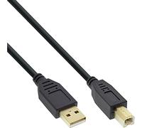InLine 34555S - Cable USB (5 m, USB A, USB B, Male Connector/Male Connector, 480 Mbit/s, Negro)