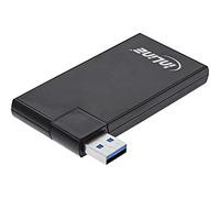 InLine 35391 180 Twist Hub USB 3.0, 4 Puertos, Giratorio, Color Negro