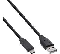 InLine 35731 - Cable USB 2.0 (conector USB tipo C a conector A, 1 m), color negro