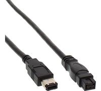 InLine 36901 - Cable FireWire (Negro, Male connector / Male connector, 1 m)