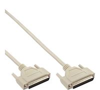 InLine 37373 - Cable serie (37 pines, macho/macho, 1:1, 3 m)