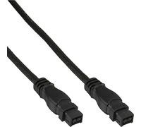 InLine 39902 - Cable FireWire (Negro, Male Connector/Male Connector, 800 Mbit/s, 1,8 m)