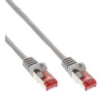 InLine 4043718072668 - Cable de Red (0,25 m, Cat6, S/FTP (S-STP), RJ-45, RJ-45, Gris)