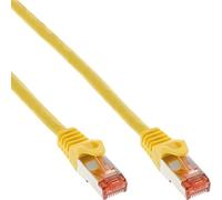 InLine 4043718072705 - Cable de Red (0,25 m, Cat6, S/FTP (S-STP), RJ-45, RJ-45, Amarillo)