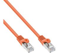 InLine 4043718163069 - Cable de Red (0,25 m, Cat5e, SF/UTP (S-FTP), RJ-45, RJ-45, Naranja)