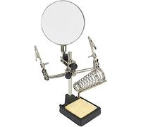 InLine® 43046A Tercera Mano con Lupa y Soporte para Soldador 1 artículo