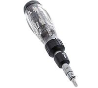 InLine 43092 Flex - Destornillador de carraca con bit Plana 14 en 1 - Negro