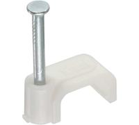 InLine 44021 - Abrazaderas para Cable (100 Unidades, 10 mm), Color Blanco