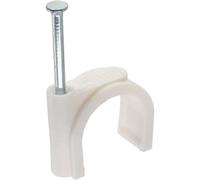 InLine 44021B - Abrazaderas de Cable (100 Unidades, 10 mm), Color Blanco