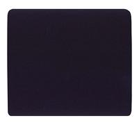 InLine 55455S - Alfombrilla de ratón (Negro, Uniforme, Espuma, Base Antideslizante)