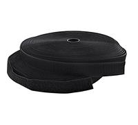 InLine 59933S - Bridas para Cables (2 Unidades, 25 mm, 25 m), Color Negro