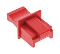 InLine 59942K - Lote de 100 tapones antipolvo para conector RJ45, color rojo