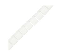 InLine 59947W - Canaleta Flexible para Cables (10 m, 15 mm), Color Blanco