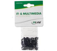 InLine 59948M50 Pack Cubierta Antipolvo para USB Tipo-C Hembra Negro