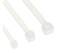 InLine 59964L presilla Nylon Blanco - sujección para cables (Nylon, Blanco, 30 cm, 4,8 mm, 100 pieza(s))