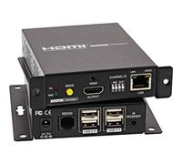 InLine 64601 KVM HDMI USB a través de Extensor IP, extensión sobre UTP, 4K hasta 100 m