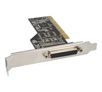 Inline 66630I - Tarjeta de Puerto Paralelo, Negro