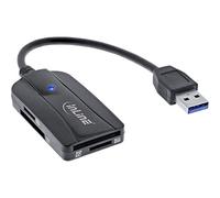 InLine 66772A - Lector de Tarjetas USB 3.1 USB-A, Compatible con SD/SDHC/SDXC, microSD, UHS-II