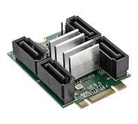 InLine 66910 Interno SATA tarjeta y adaptador de interfaz - Accesorio (M.2, SATA, 0, 1, 10, JBOD, Negro, Oro, Verde, Plata, 10 Gbit/s, 6 Gbit/s)