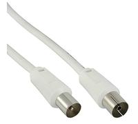 InLine 69407 - Cable coaxial (7 m, Macho/Hembra, Blanco)