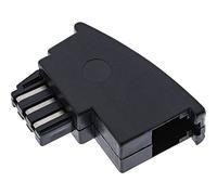 InLine 69948b TAE-F RJ11 Interfaz de Cable Negro/Adaptador de género - Interfaz de Cable/Adaptador de género (TAE-F, RJ11, Macho/Hembra, Negro)