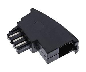 InLine 69948b TAE-F RJ11 Interfaz de Cable Negro/Adaptador de género - Interfaz de Cable/Adaptador de género (TAE-F, RJ11, Macho/Hembra, Negro)