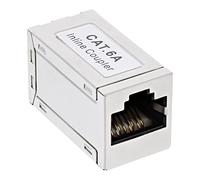InLine 69990C adaptador de cable RJ45 Plata - Adaptador para cable (RJ45, RJ45, Female connector / Female connector, Plata)
