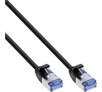 InLine 71955S - Cable de pares trenzados (0,5 m, U/FTP PiMf, cat. 6A), color negro