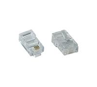 InLine 73098L RJ45 Transparente - Conector (RJ45, Transparente, 100 pieza(s))