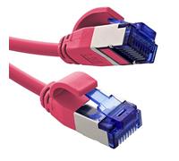 InLine 74902M - Cable de red (2 m, conectores RJ45, TPE, TPE (LSZH) flexible, PoE, cobre (CU), LAN, Ethernet, cable de red, RJ45, Gigabit, magenta, 2 m