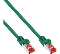 InLine 76110G - Cable de red S/FTP (PiMf), cat. 6, 250 MHz, PVC, CCA, verde, 10 m