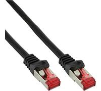 InLine 76400S S/FTP - Cable de conexión S/FTP (PVC, Cobre, 10 m), Color Negro