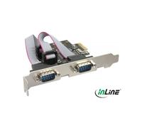 inLine 76619C Tarjeta Interfaz RS-232 2x Serial 9-pol Pcie Adaptador Nuevo Ovp